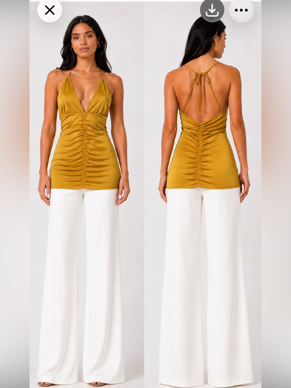 Open back Tunic Top NWT
